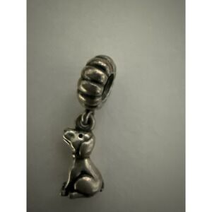 Pandora ALE 925 Sterling Silver Dangling Dog Charm Bead Labrador Retriever